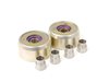 ES#2722966 - PFF85-414X2KT - Performance Front Control Arm Bushing Kit - Performance front control arm bushings with hardware. Featuring Powerflex bushings. - Powerflex - Audi Volkswagen