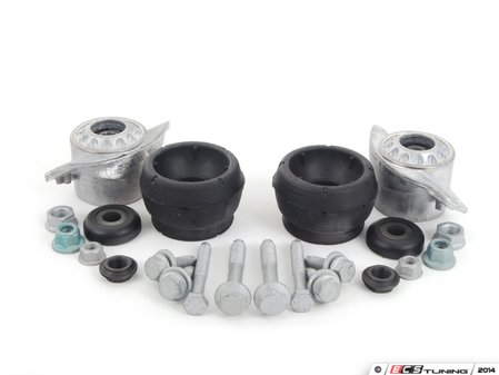 ES#2063636 - 1J0498020 - ECS cup kit/Coilover Installation Kit - Stage 1 - Includes all the necessary suspension parts that should be replaced while installing new shocks/struts or coilovers. Featuring ECS Heavy Duty Upper Strut Mounts! - Assembled By ECS - 