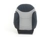 ES#138046 - 52107072953 - Cloth Cover "Space" Backrest - Left - Black and gray cloth seat upper portion; S4MG,S4PN BLACK Sport Seat - Genuine MINI - MINI