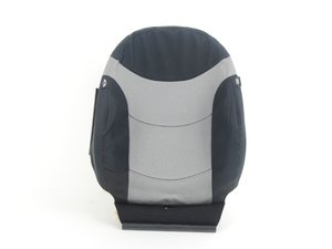 ES#138046 - 52107072953 - Cloth Cover "Space" Backrest - Left - Black and gray cloth seat upper portion; S4MG,S4PN BLACK Sport Seat - Genuine MINI - MINI