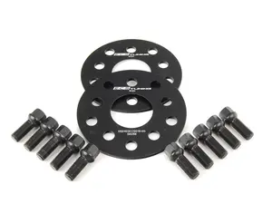 ECS Wheel Spacer & Bolt Kit - 5mm With Black Ball Seat Bolts
