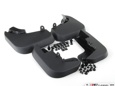 ES#2762276 - 8R0075111BKT - Front & Rear Splash Guard Kit - Keep mud off of your fenders and protected from debris - Genuine Volkswagen Audi - Audi