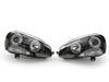 ES#9565 - FKFS9002 - Blackout Angel Eye Headlights - (NO LONGER AVAILABLE) - Euro headlight kit with angel eyes for MK5 models - FK - 