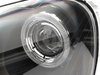 ES#9565 - FKFS9002 - Blackout Angel Eye Headlights - (NO LONGER AVAILABLE) - Euro headlight kit with angel eyes for MK5 models - FK - 