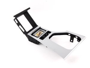 ES#81836 - 51162695566 - Center Console Trim - Matte Chrome - (NO LONGER AVAILABLE) - Trim that surrounds the shifter assembly - Genuine BMW - 
