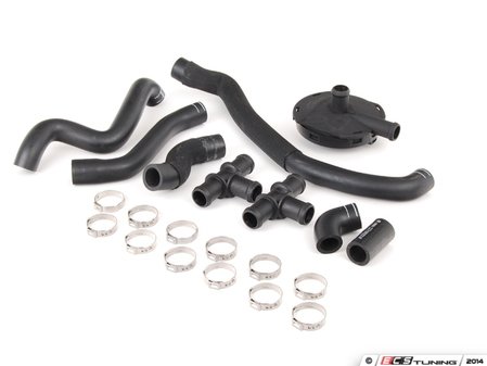 ES#2642749 - 077103245BKT - Emissions Service Kit - Complete PCV Kit for your engine - Assembled By ECS - Audi