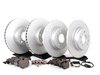 ES#2763155 - 34116757746kt9 - Front And Rear Brake Service Kit - Featuring ECS V5 coated rotors and ECS DD23 "Daily Driver" ceramic pads. - Assembled By ECS - BMW