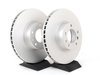 ES#2763160 - 34116757746KT10 - Front Brake Service Kit - Featuring ECS V5 coated rotors and ECS DD23 "Daily Driver" ceramic pads. - Assembled By ECS - BMW