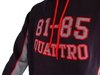 ES#1844020 - 3130706104 - Herren Kapuzen Quattro Pullover Sweat Shirt - Large - (NO LONGER AVAILABLE) - Black, Red, and Gray - Audi Collection - 