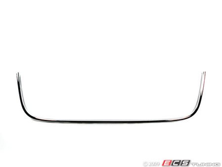ES#6561 - 1K08531012ZZ - Chrome Lower Trim - Thin chrome strip that wraps around the lower, center bumper grille - Genuine Volkswagen Audi - Volkswagen