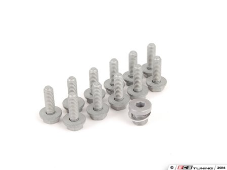 ES#2570018 - n90533005kt - Transmission Pan Hardware Kit - Replace your lost or stripped drain plug, and transmission pan bolts - Genuine Volkswagen Audi - Volkswagen