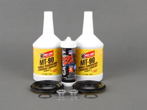 ES#2766044 - 33117525064kt3KT - Differential Service Kit  - Everything you need to service your differential, featuring Redline 75w90 - Assembled By ECS - BMW