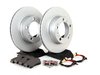 ES#2594668 - 98635140105ROEKT - Rear Brake Service Kit - Featuring Meyle rotors and Textar brake pads - Assembled By ECS - Porsche