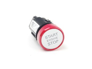 ES#2645115 - 8K0905217C - Start/Stop Switch - chrome/red - Located on the center console - For vehicles with push-button start - Genuine Volkswagen Audi - Audi
