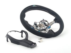 ES#2711440 - 32302230189 - M Performance Steering Wheel  - (NO LONGER AVAILABLE) - Features a multifunction display and alcantara covered gripping surfaces - Genuine BMW M Performance - BMW