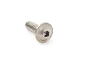 18-8 Stainless Steel Flanged Button-Head Socket Cap Screw, M8 Size, 25 Mm Long, 1.25 Mm Pitch - Each