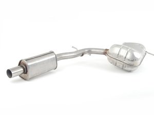 ES#315764 - 1K0253209BK - Center Muffler Assembly - Center muffler assembly, comes with front resonator and center muffler - Genuine Volkswagen Audi - Volkswagen