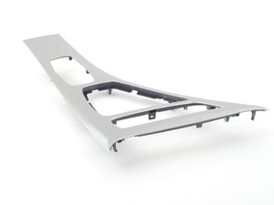 ES#264547 - 51169145143 - Polished Aluminum Center Console Trim - Replace your scuffed or damaged trim - Genuine BMW - BMW
