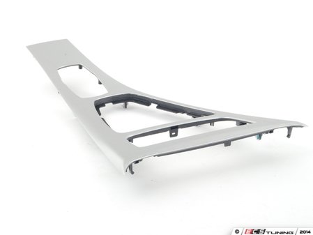 ES#264547 - 51169145143 - Polished Aluminum Center Console Trim - Replace your scuffed or damaged trim - Genuine BMW - BMW