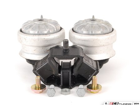 ES#2770515 - 1242402217KT - Drivetrain Mount Kit - (NO LONGER AVAILABLE) - Includes both engine mounts and transmission mount with hardware - Genuine Mercedes Benz - 