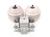 ES#2770469 - 2202403317KT1 - Engine & Trans Mount Service Kit - Featuring Lemforder Left & Right Engine & Transmission Mounts with Hardware - Assembled By ECS - Mercedes Benz