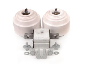 ES#2770469 - 2202403317KT1 - Engine & Trans Mount Service Kit - Featuring Lemforder Left & Right Engine & Transmission Mounts with Hardware - Assembled By ECS - Mercedes Benz