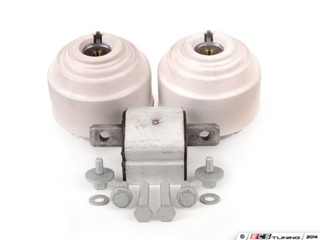ES#2770469 - 2202403317KT1 - Engine & Trans Mount Service Kit - Featuring Lemforder Left & Right Engine & Transmission Mounts with Hardware - Assembled By ECS - Mercedes Benz