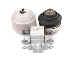 ES#2765791 - 2032400317KT1 - Drivetrain Mount Kit - Includes both Lemforder engine mounts and Lemforder transmission mount with hardware - Assembled By ECS - Mercedes Benz