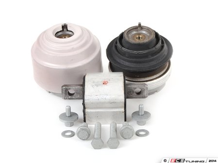 ES#2765791 - 2032400317KT1 - Drivetrain Mount Kit - Includes both Lemforder engine mounts and Lemforder transmission mount with hardware - Assembled By ECS - Mercedes Benz
