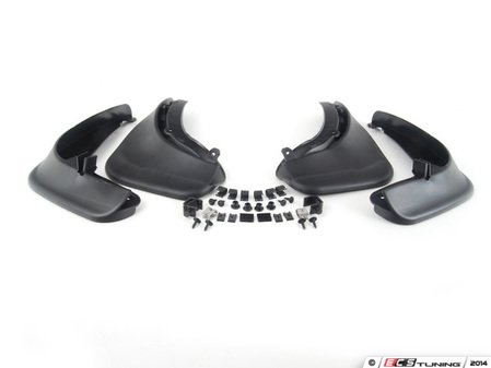 ES#2762596 - 1K0075101KT - Front & Rear Splash Guard Kit - (NO LONGER AVAILABLE) - Front and Rear splashguard kit - Genuine Volkswagen Audi - 