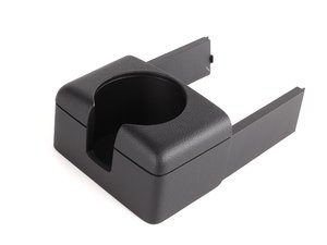 ES#308842 - 1J0862533H2QL - Rear Cup Holder - Black - Late style single rear cup holder - Genuine Volkswagen Audi - Volkswagen