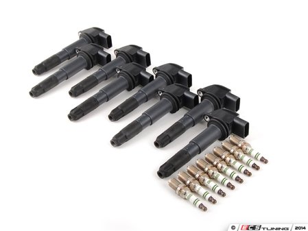 ES#2765968 - 94860210420KT2 - Ignition Service Kit - Includes spark plugs and ignition coils - Genuine Porsche - Porsche