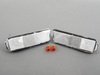 ES#248689 - 341-1401P-B-VC - Bumper Side Marker Set - Clear - Replace that orange reflector on front bumper - Depo - Volkswagen