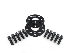 ECS Wheel Spacer & Bolt Kit - 5mm With Black Conical Seat Bolts