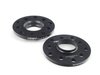 ES#2748254 - ECS20255571WBKT1 - ECS Wheel Spacer & Bolt Kit - 10mm With Black Conical Seat Bolts - Complete kit for two wheels, comes with everything you need to install spacers on your aftermarket wheels - ECS - Audi Volkswagen