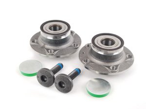 ES#2762573 - 8V0598611AKT - Rear Wheel Bearing Kit (30mm ID) - Featuring SKF Rear wheel bearings with mounting hardware - SKF - Audi Volkswagen