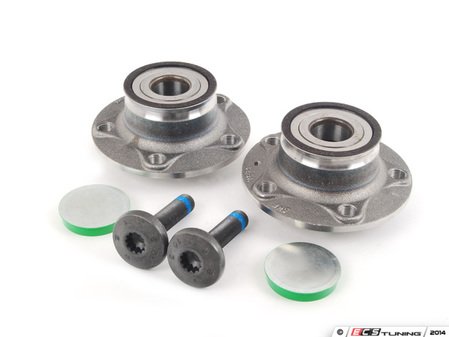 ES#2762573 - 8V0598611AKT - Rear Wheel Bearing Kit (30mm ID) - Featuring SKF Rear wheel bearings with mounting hardware - SKF - Audi Volkswagen