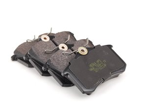 ES#2914931 - HB364F.642RPSKT -  Performance Rear Brake Service Kit (256x22) - Featuring ECS V5 cross drilled & slotted rotors and ECS DD23 "Daily Driver" ceramic brake pads - Assembled By ECS - Audi
