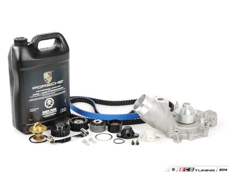 ES#2588602 - 94410515704KT51 - Ultimate Plus Timing Belt Kit With Water Pump - Features Gates Racing kevlar timing belt for added dependability - Assembled By ECS - Porsche