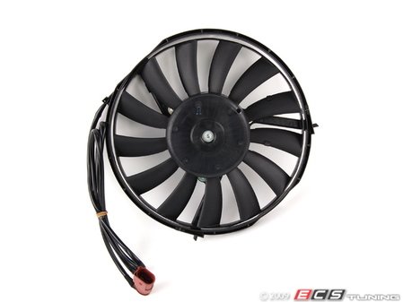 ES#372305 - 4B3959457 - A/C Condenser Fan - 200W - 280MM fan located in front of the AC condenser - Genuine Volkswagen Audi - Audi