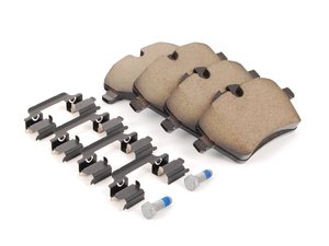 ES#2498881 - 34119808705 - Brake Pad Set - Front - Restore the stopping power in your MINI. With Shims. - Genuine MINI - MINI