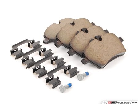 ES#2498881 - 34119808705 - Brake Pad Set - Front - Restore the stopping power in your MINI. With Shims. - Genuine MINI - MINI