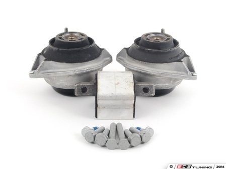 ES#2770447 - 1402402217KT - Drivetrain Mount Kit - Includes both engine mounts and transmission mount with hardware - Genuine Mercedes Benz - Mercedes Benz