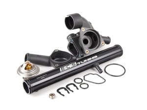 ES#2770623 - VR612VTHKWT1KT - ECS Tuning Water Pipe Kit - Stage 1 - Replace your commonly leaking or failed plastic cooling pieces with this Stage 1 Cooling System Kit - Features ECS billet aluminum water pipe in black - Assembled By ECS - Volkswagen