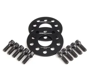 ECS Wheel Spacer & Bolt Kit - 5mm With Black Conical Seat Bolts
