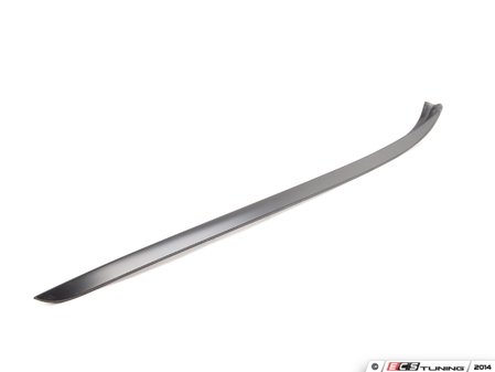 ES#1897819 - 51137265164 - E90 Matte Black Drip Rail Molding - Right - Replace your faded windshield trim - Genuine BMW - BMW