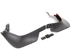 ES#2767941 - 82162338566 - Rear Factory Mud Flaps / Splash Guards Contoured - Priced As Set - Defeat rocks and mud from rear of your MINI - Genuine MINI - MINI