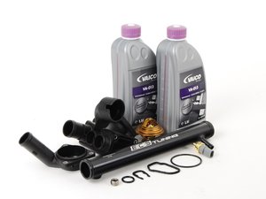 ES#2718503 - VR624VTHKR326 - Aluminum Water Pipe Kit - Stage 2 - Featuring ECS black aluminum water pipe - Assembled By ECS - Volkswagen