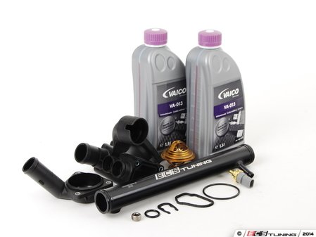 ES#2718503 - VR624VTHKR326 - Aluminum Water Pipe Kit - Stage 2 - Featuring ECS black aluminum water pipe - Assembled By ECS - Volkswagen