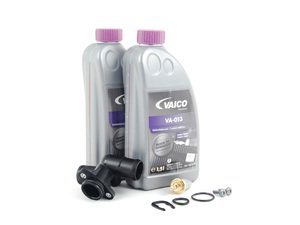 ES#2770997 - 06D121132CKT3 - Coolant Flange Replacement Kit - With Coolant - Cure the common coolant leak coming from the back of your engine compartment - Assembled By ECS - Audi